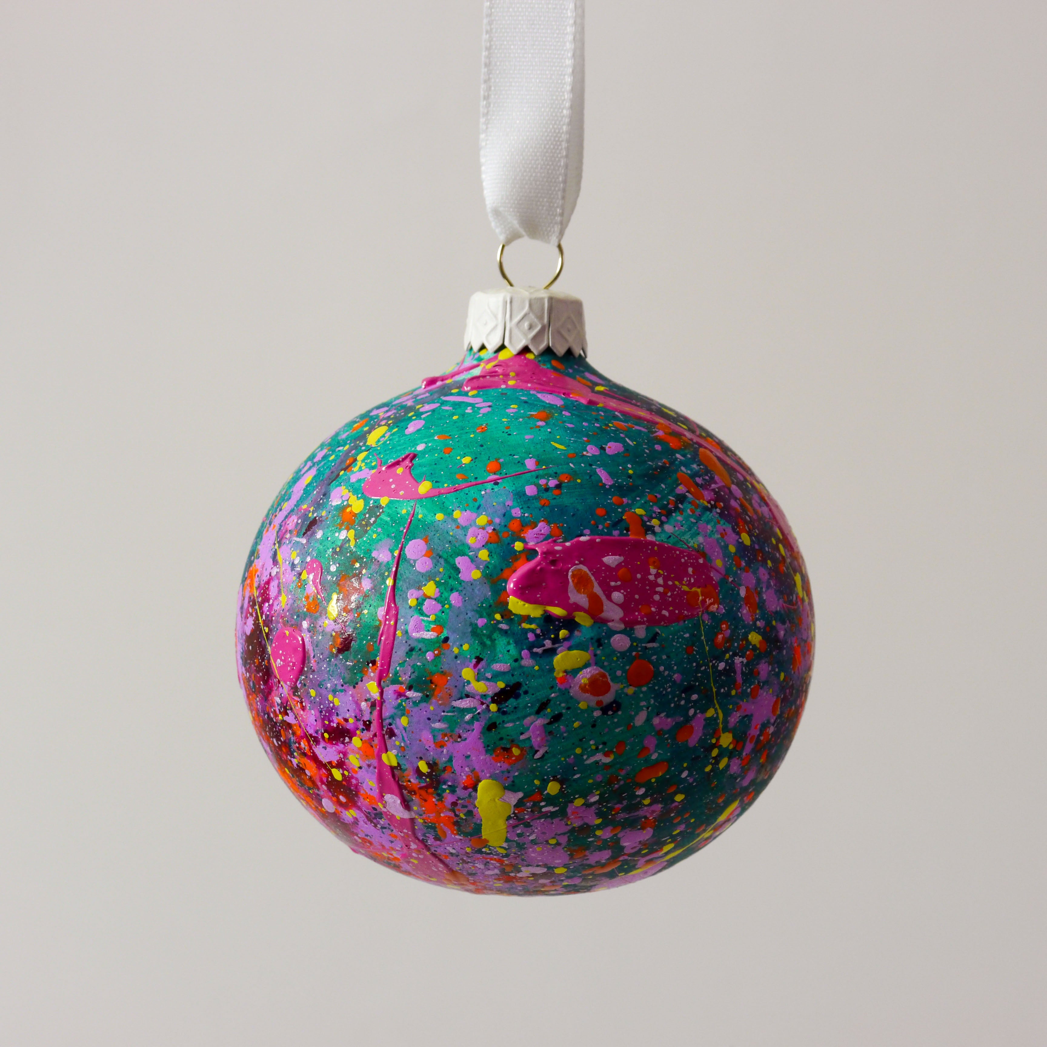 Limited Edition Abstract Art Bauble 2024