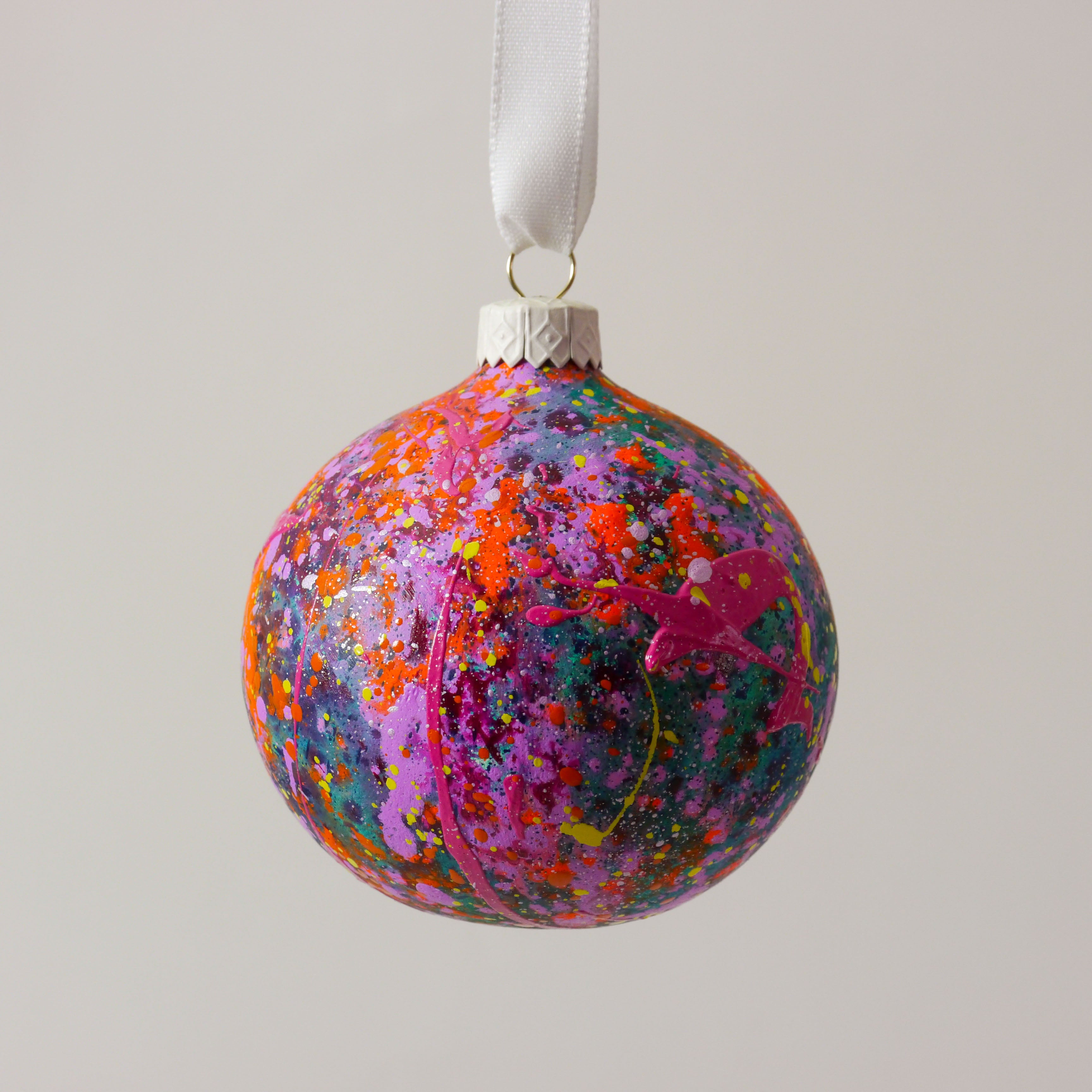 Limited Edition Abstract Art Bauble 2024