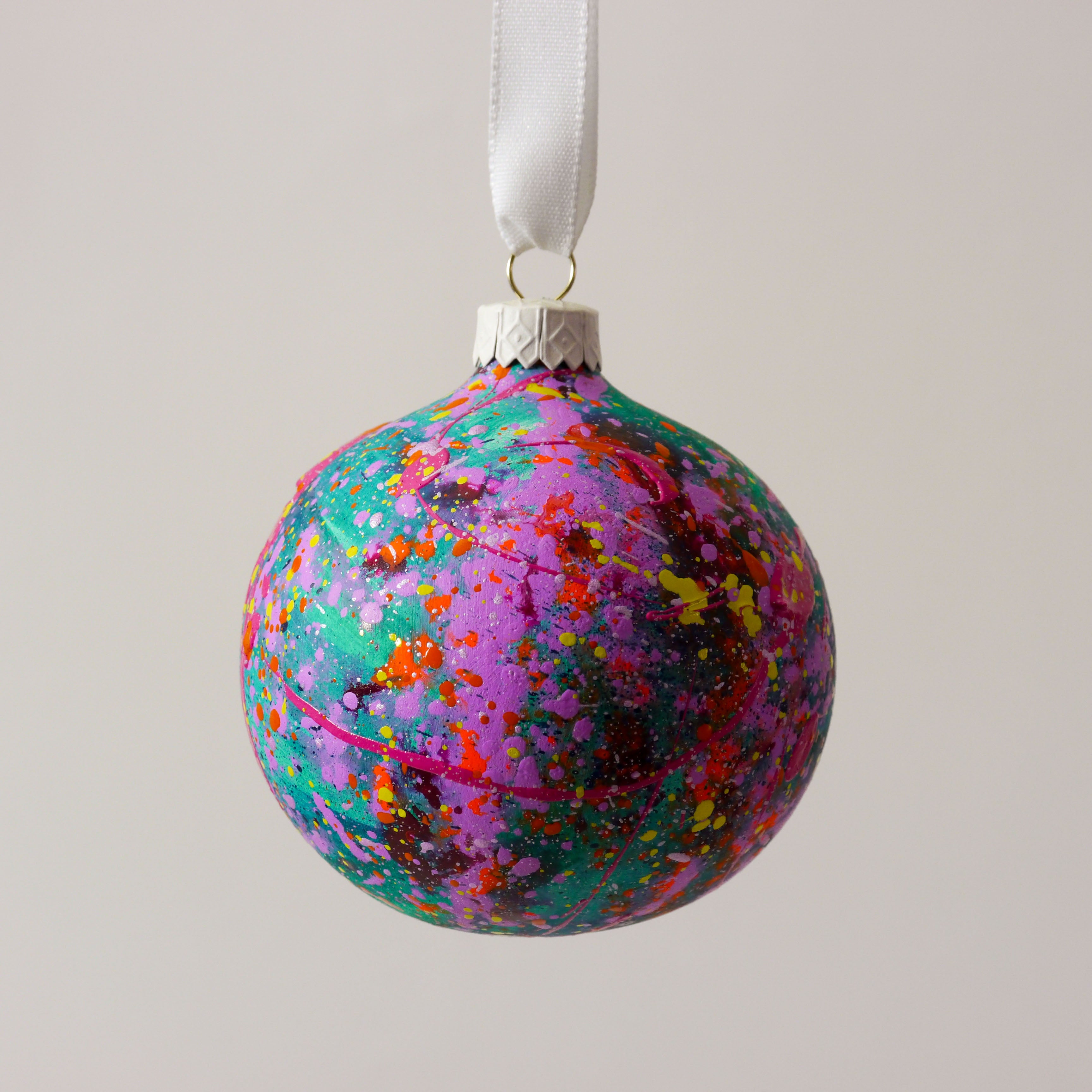 Limited Edition Abstract Art Bauble 2024
