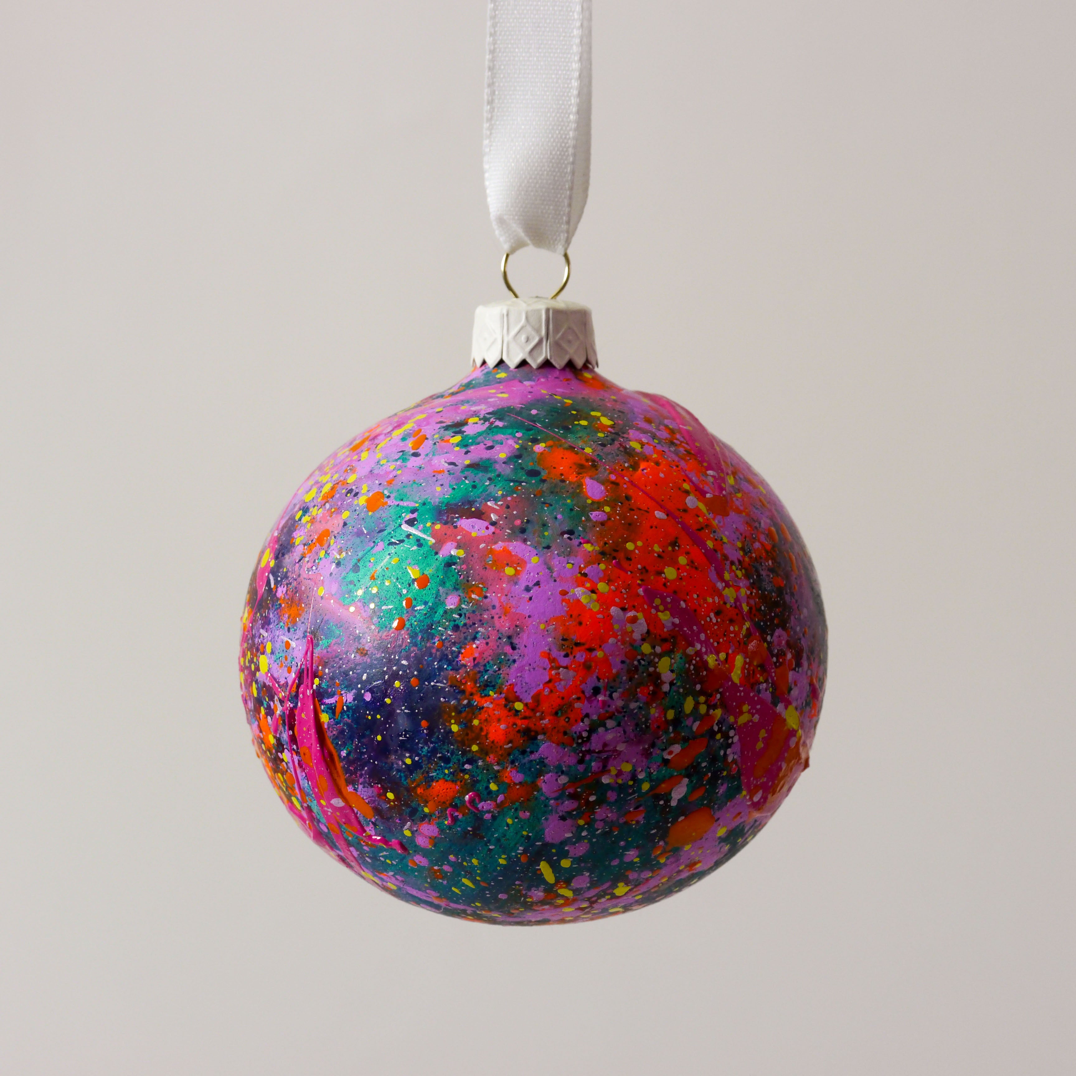 Limited Edition Abstract Art Bauble 2024