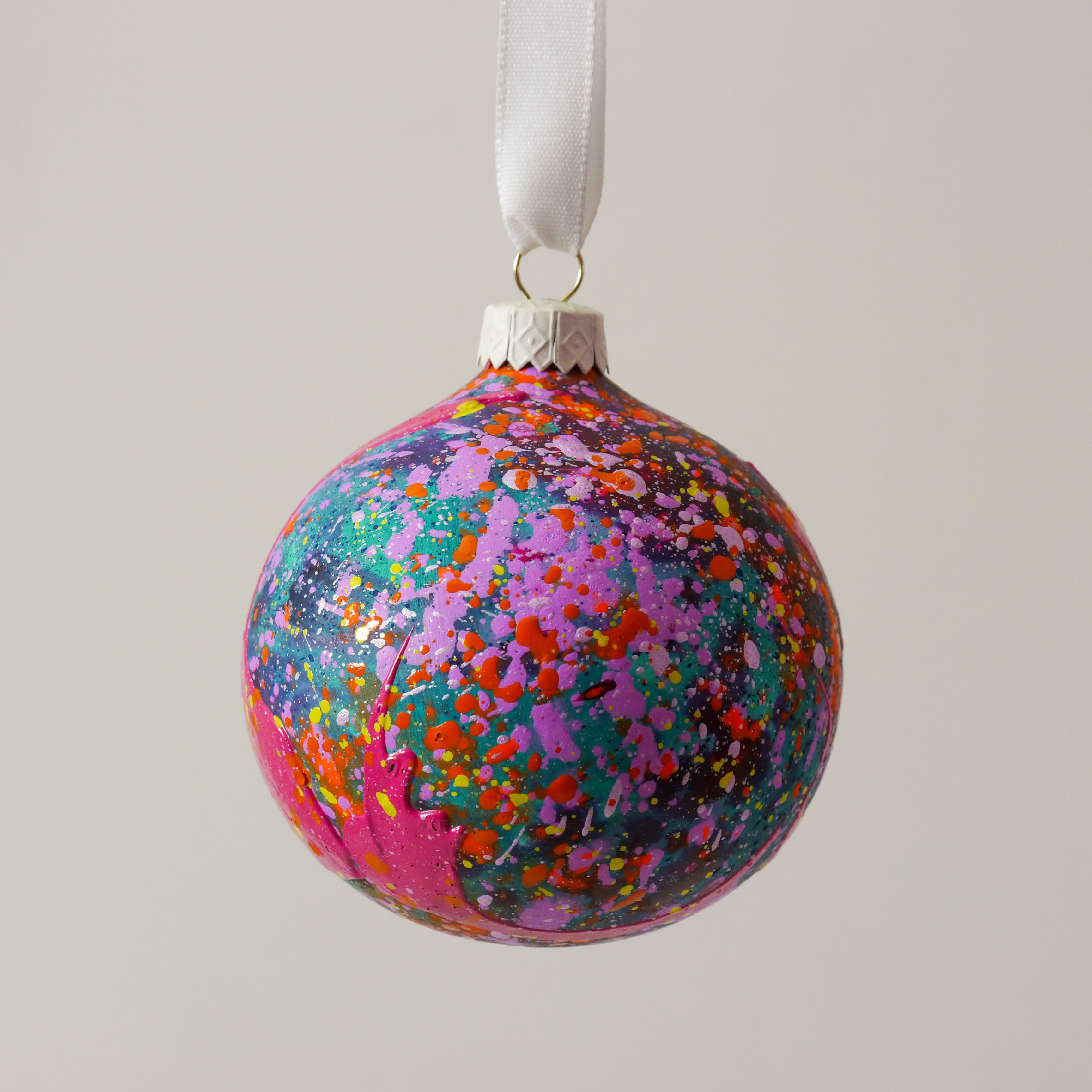 Limited Edition Abstract Art Bauble 2024