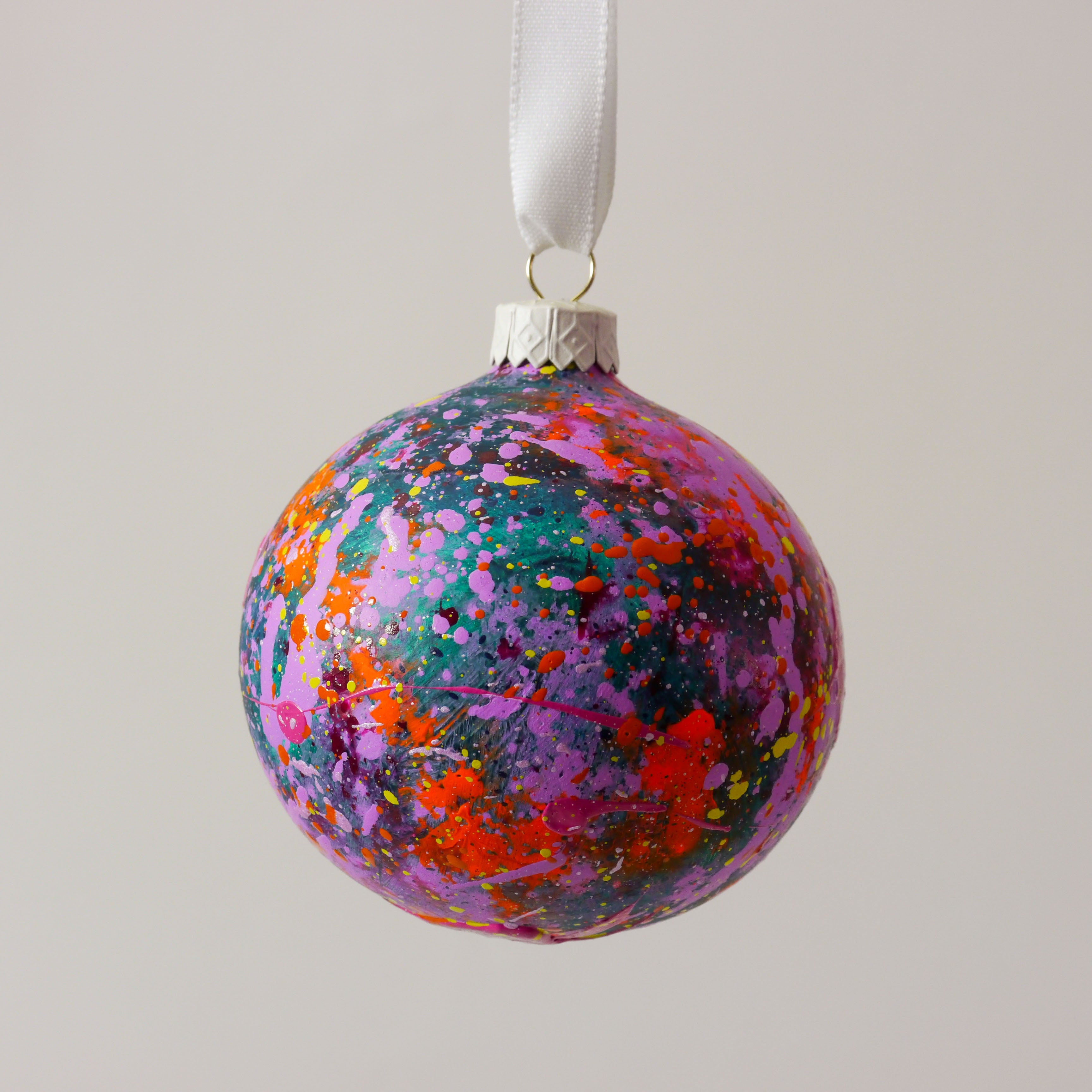 Limited Edition Abstract Art Bauble 2024